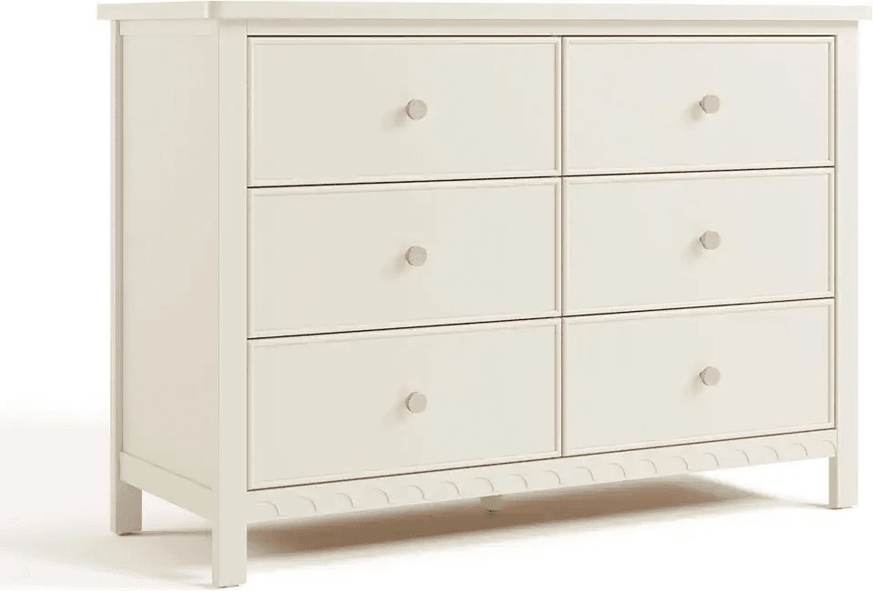 Graco Sasha 6-Drawer Dresser (Froasted Oat): Hero Images