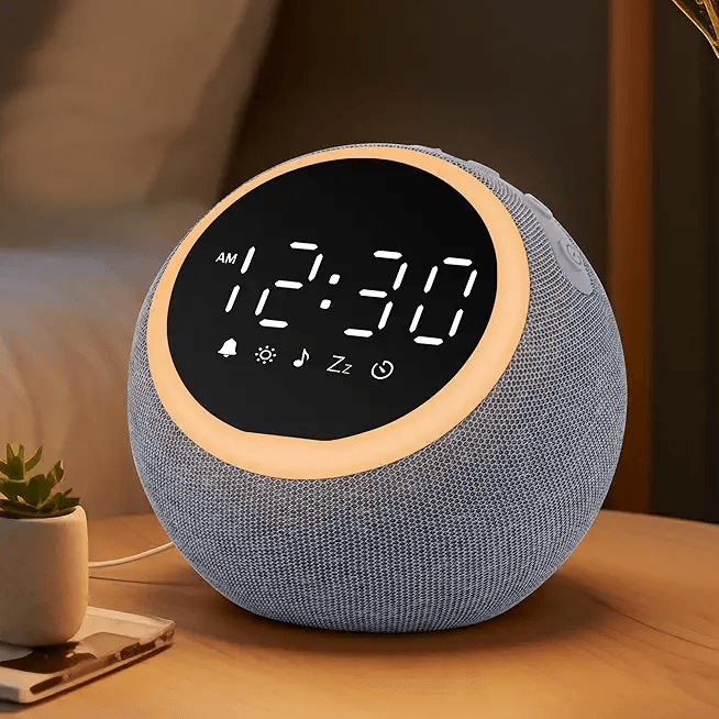 Mee 2ou Smart Digital Alarm Clock with White Noise: Hero Images