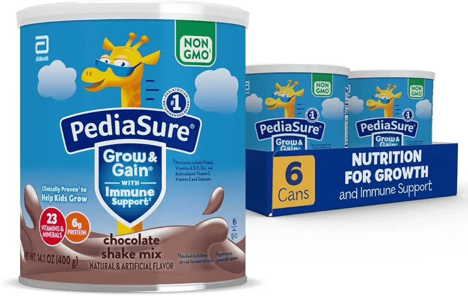 PediaSure Grow & Gain with Immune Support Shake Mix Powder: Hero Images