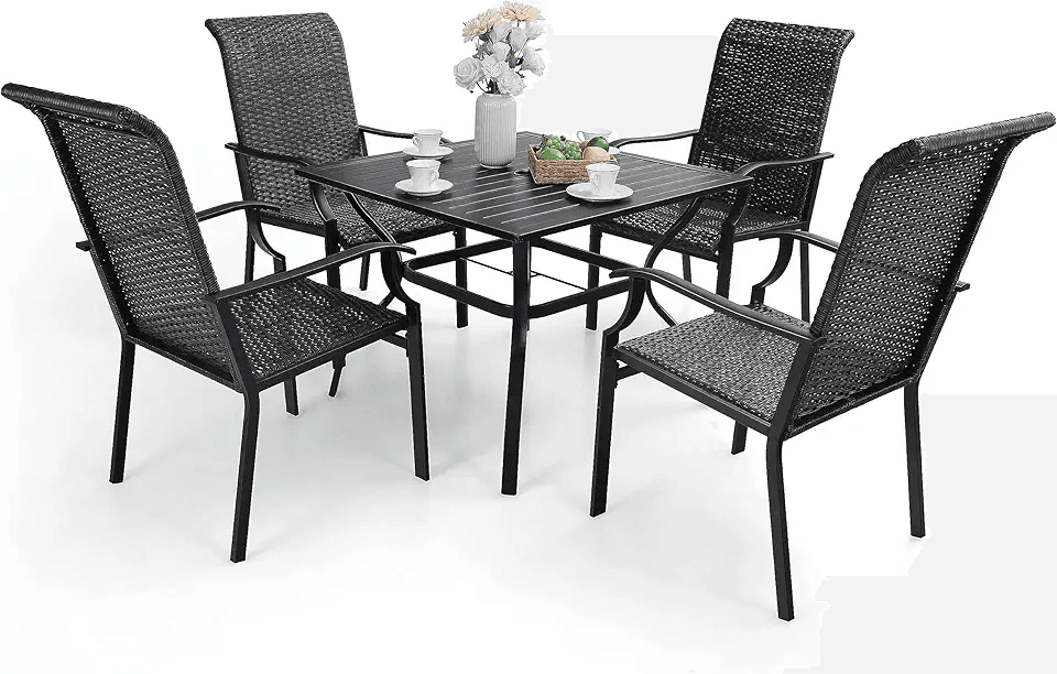 MFSTUDIO Garden Furniture Sets 5 Piece: Hero Images