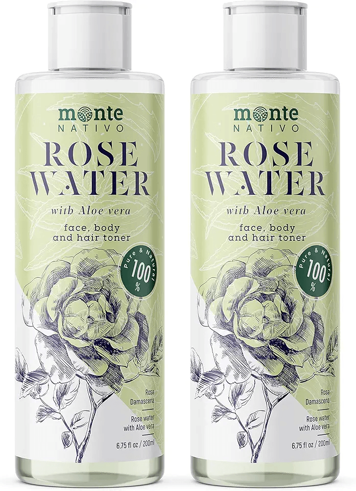 Rose Water with Aloe Monte Nativo 2 * 200ml: Hero Images