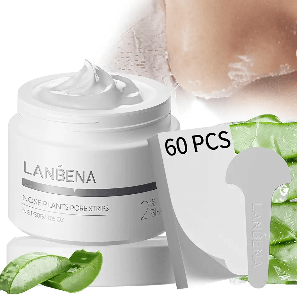 LANBENA Blackhead Remover Nose Pore Strip for Face: Hero Images
