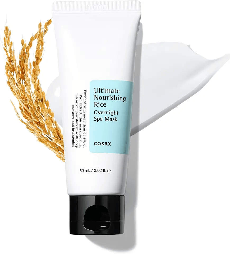 COSRX Ultimate Nourishing Rice Overnight Spa Mask: Hero Images