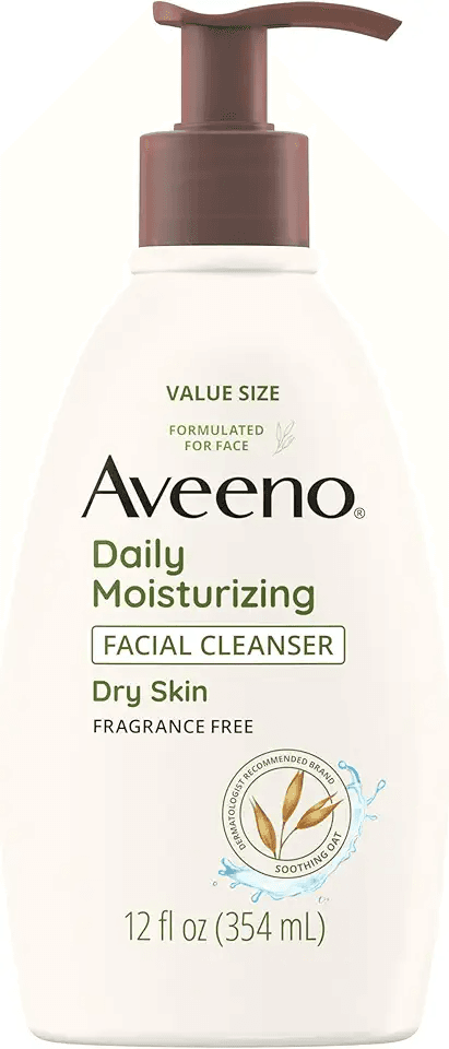 Aveeno Daily Moisturizing Facial Cleanser for Dry Skin: Hero Images