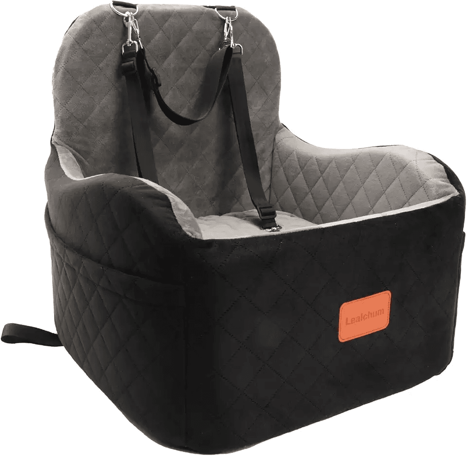 Lealchum Dog Booster Car Seat for Small/Medium Dogs: Hero Images