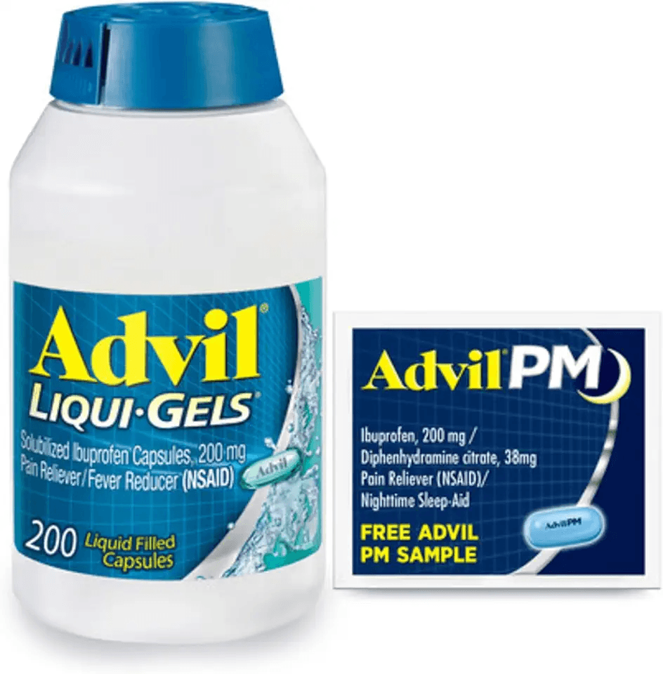 Advil Liqui-Gels Pain Reliever and Fever Reducer: Hero Images