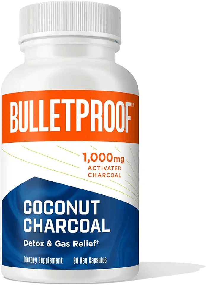 Bulletproof Coconut Charcoal Detox and Gas Relief Capsules: Hero Images