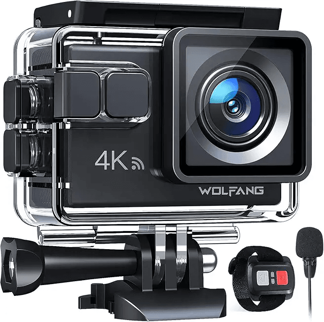 WOLFANG Action Camera 4K 20MP GA100: Hero Images