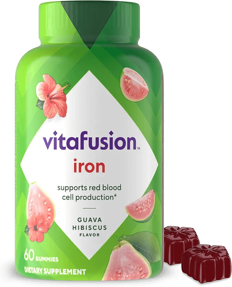 Vitafusion Iron Gummy Vitamin Supplement: Hero Images