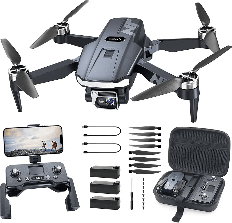NAFYRE N11 PRO GPS Drone with Camera for Adults 4K UHD: Hero Images