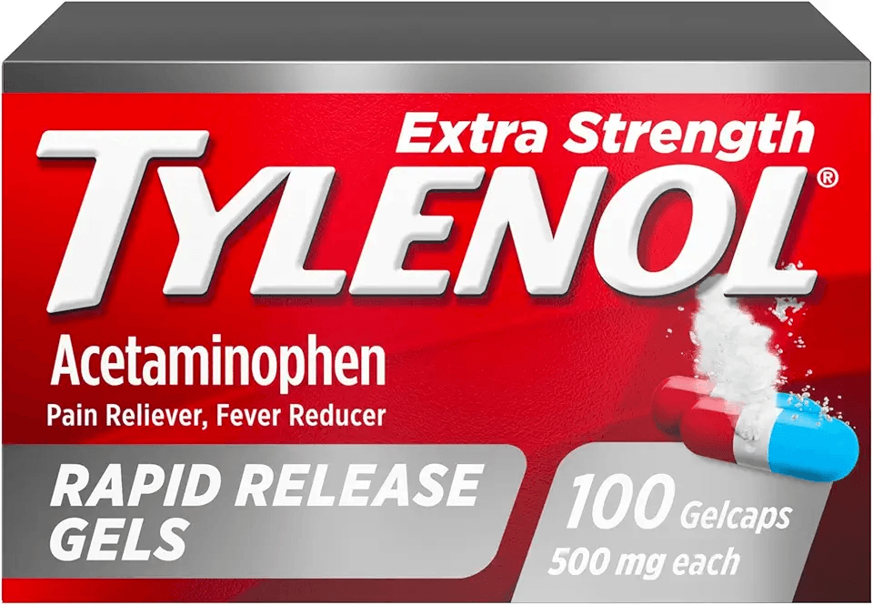 Tylenol Extra Strength Acetaminophen Rapid Release Gels: Hero Images