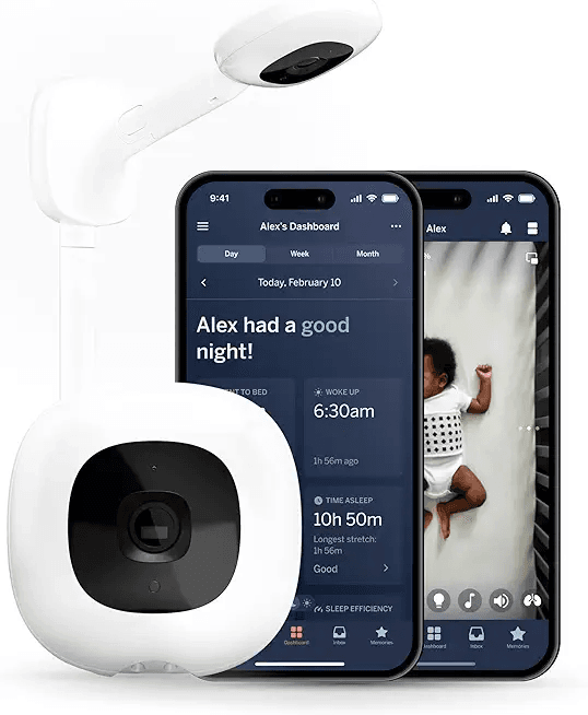 Nanit Pro Smart Baby Monitor & Wall Mount: Hero Images