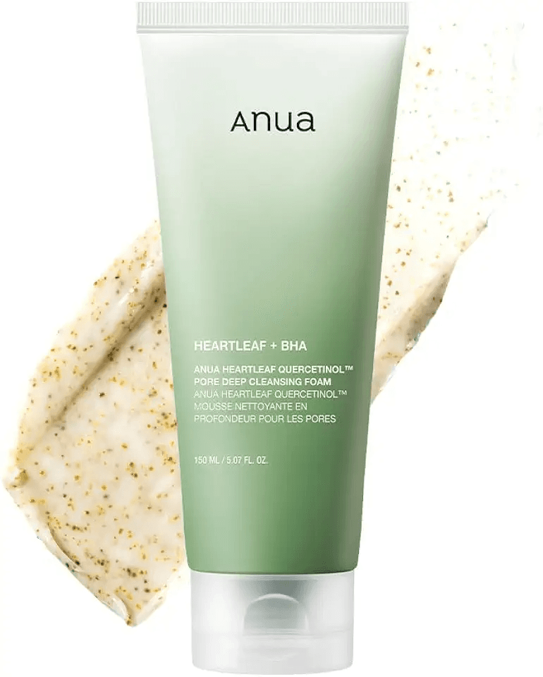 ANUA Heartleaf Quercetinol Pore Deep Cleansing Foam: Hero Images