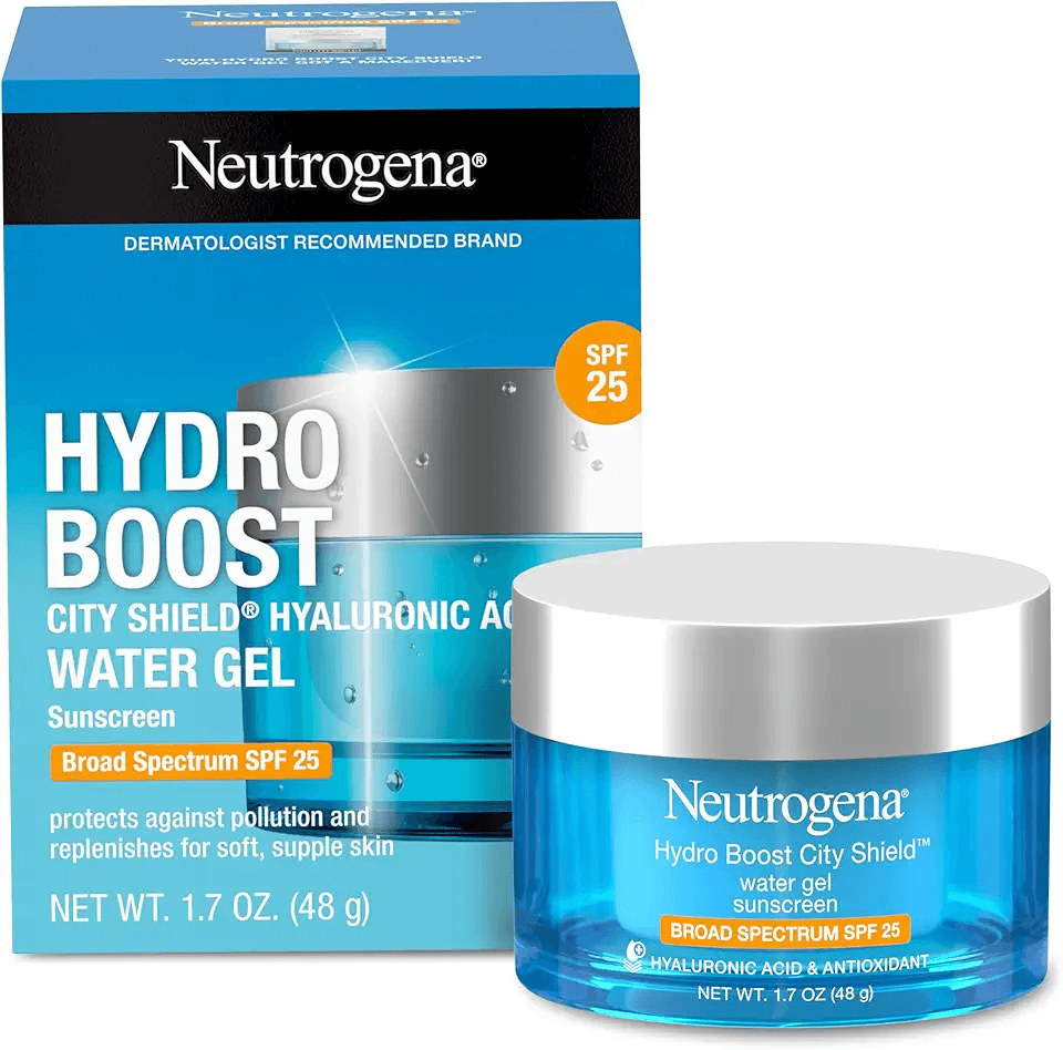 Neutrogena Hydro Boost City Shield Water Gel Face Moisturizer with Broad Spectrum SPF 25: Hero Images
