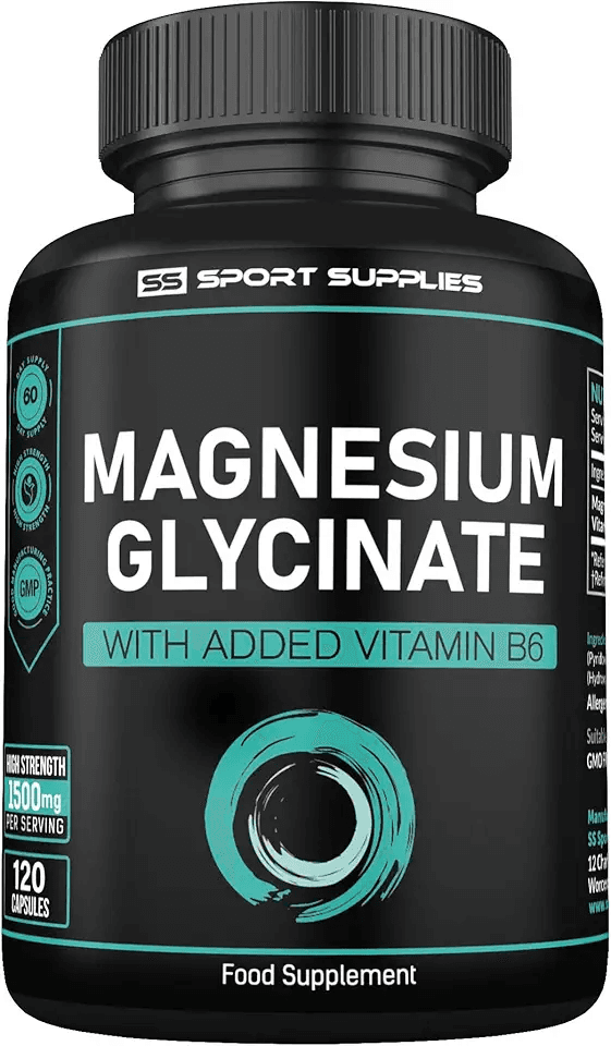 Magnesium Glycinate Supplements 1500mg & Vitamin B6-120 High Strength Capsules: Hero Images