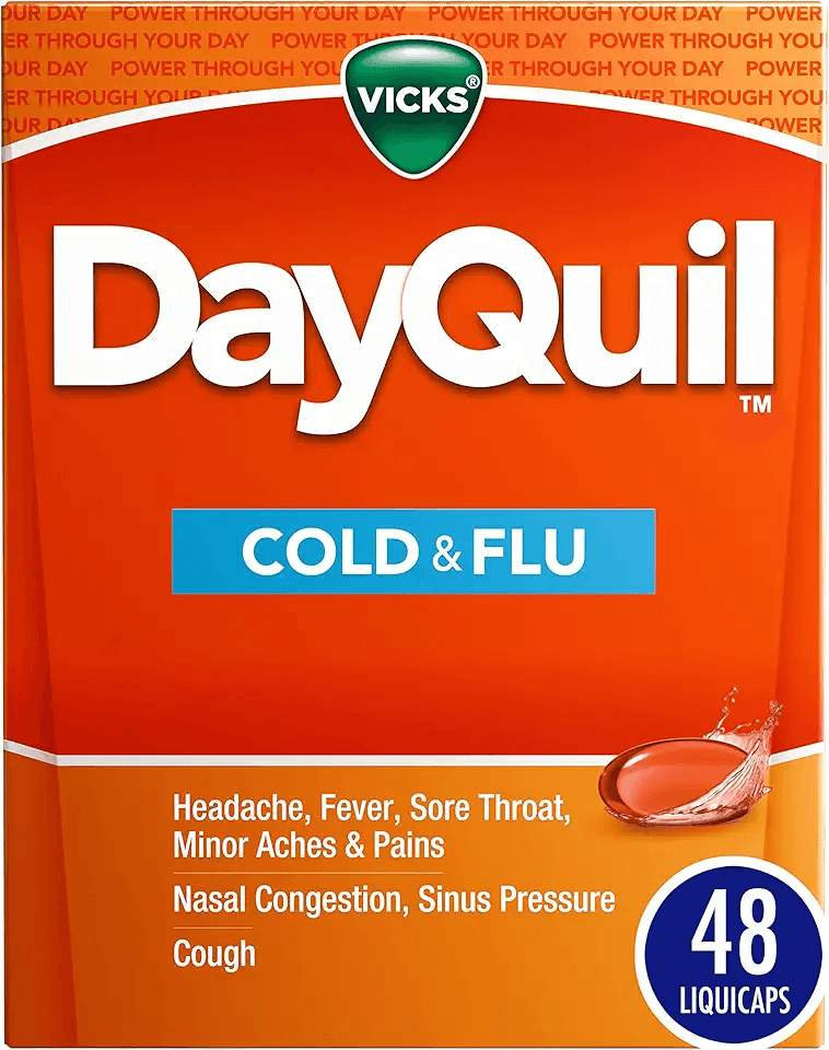 Vicks DayQuil Cold & Flu Medicine: Hero Images