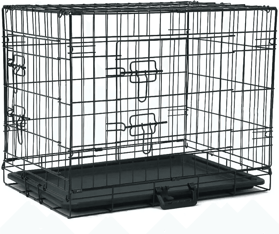AVC Designs Pet Dog Puppy Cat Metal Foldable Carry Transport Training Cage Crate (60L x…: Hero Images