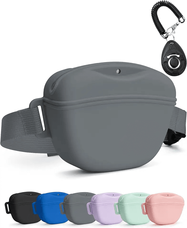 heouvo Dog Treat Pouch with Training Clicker: Hero Images