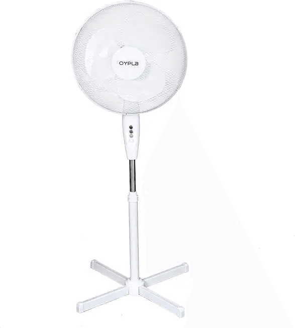Oypla Electrical 16" Oscillating Pedestal Electric Cooling Fan: Hero Images