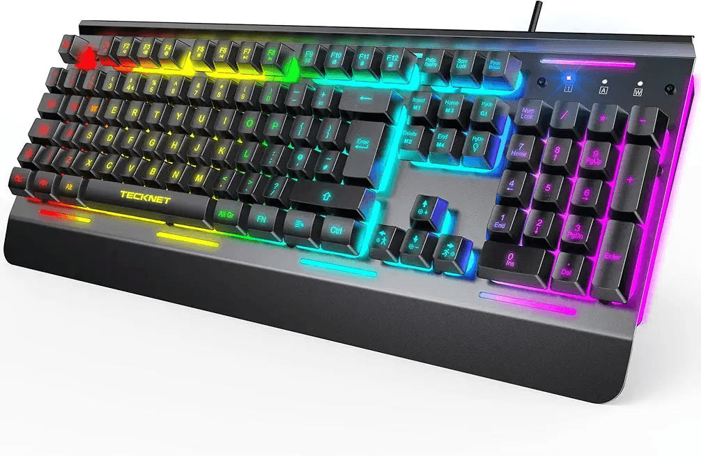 TECKNET RGB Gaming Keyboard UK Layout: Hero Images