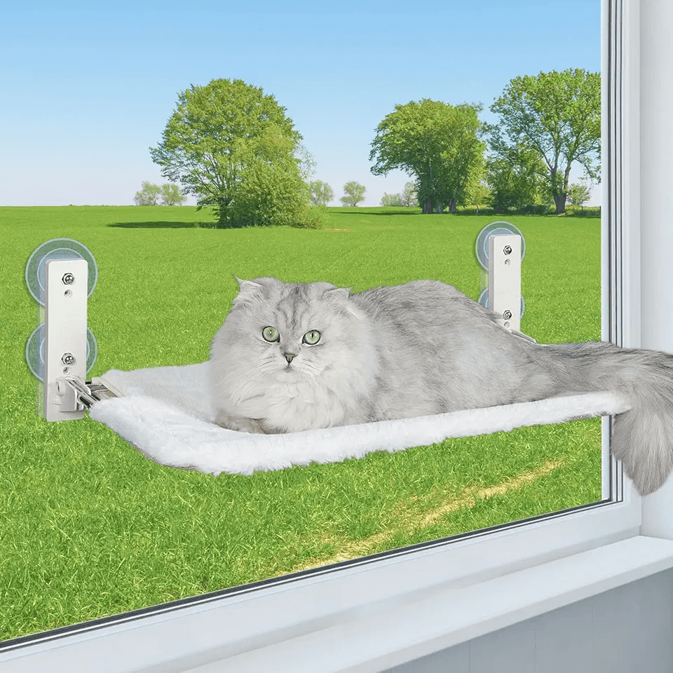 PEFUNY Cordless Folding Cat Window Perch: Hero Images