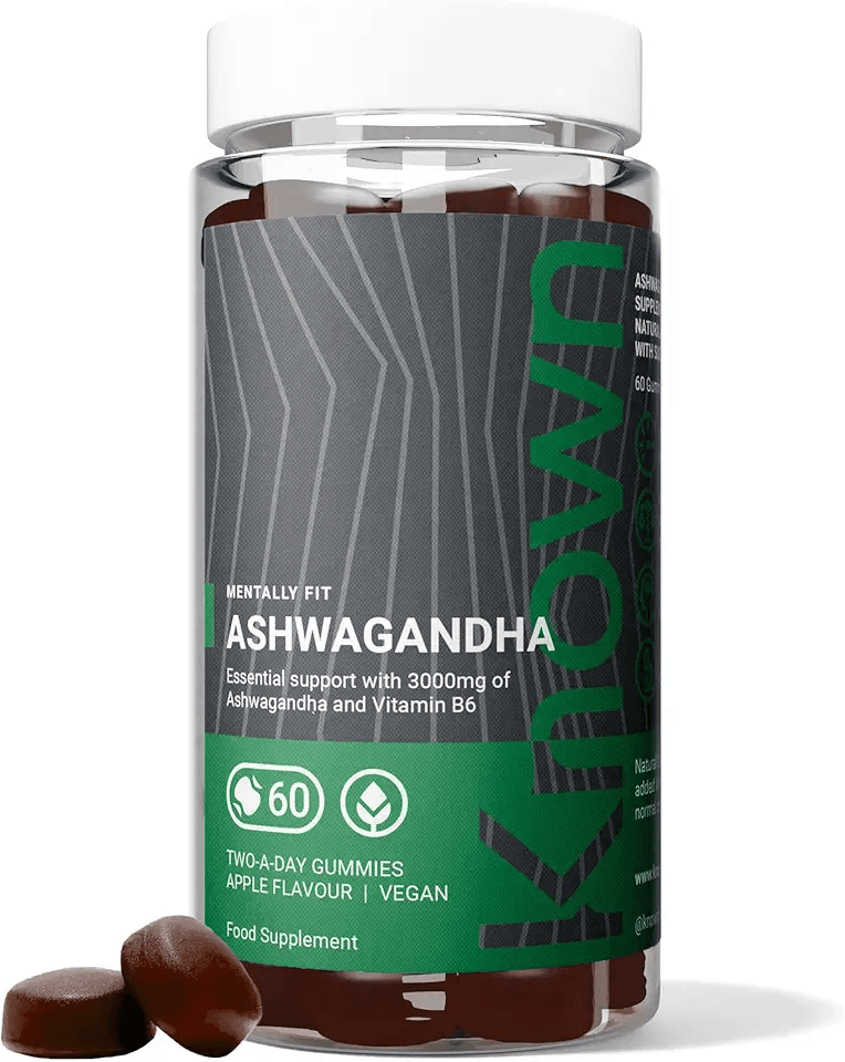 Known Ashwagandha Gummies 3000MG High Strength by Known Nutrition with Vitamin B6: Hero Images