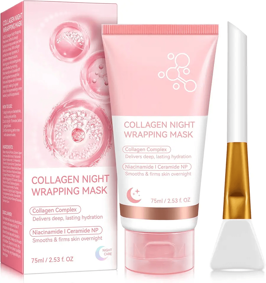Collagen Night Wrapping Mask: Hero Images
