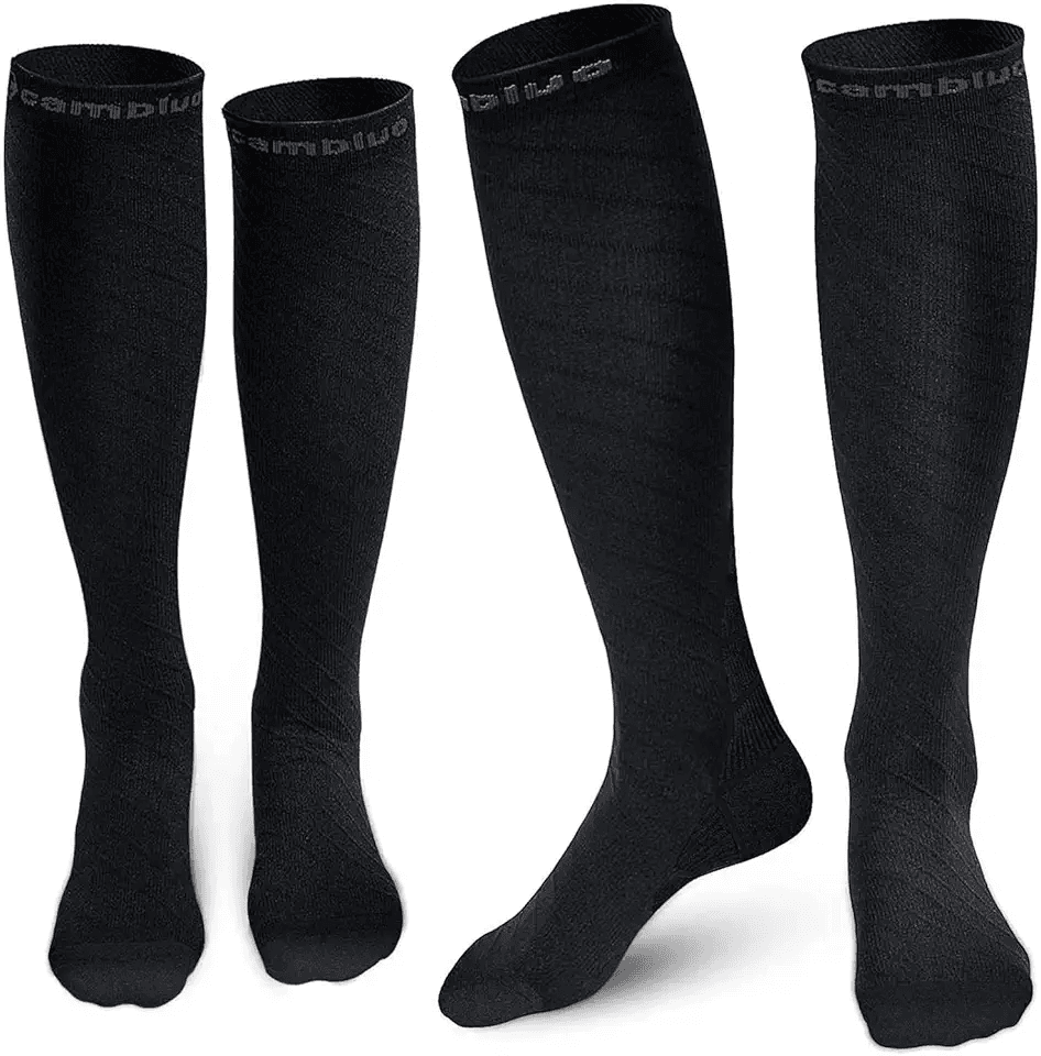 CAMBIVO Compression Socks for Women & Men 2 Pairs: Hero Images