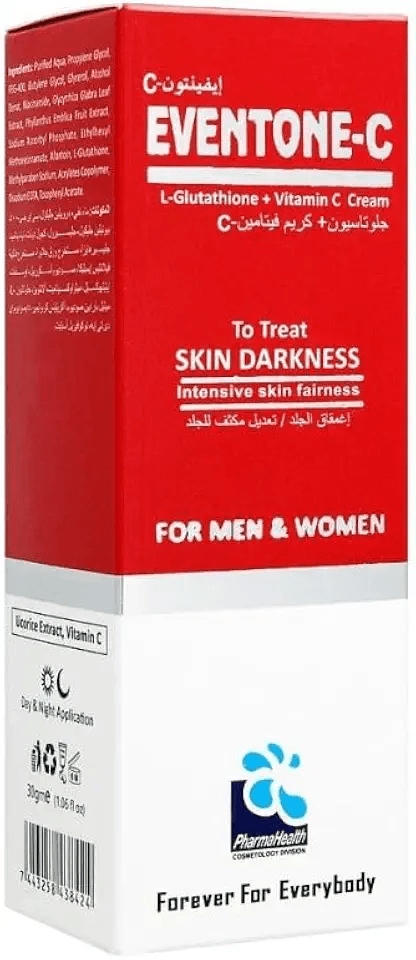 Pharmahealth Eventone-C L-Glutathione & Vitamin C Face Cream: Hero Images