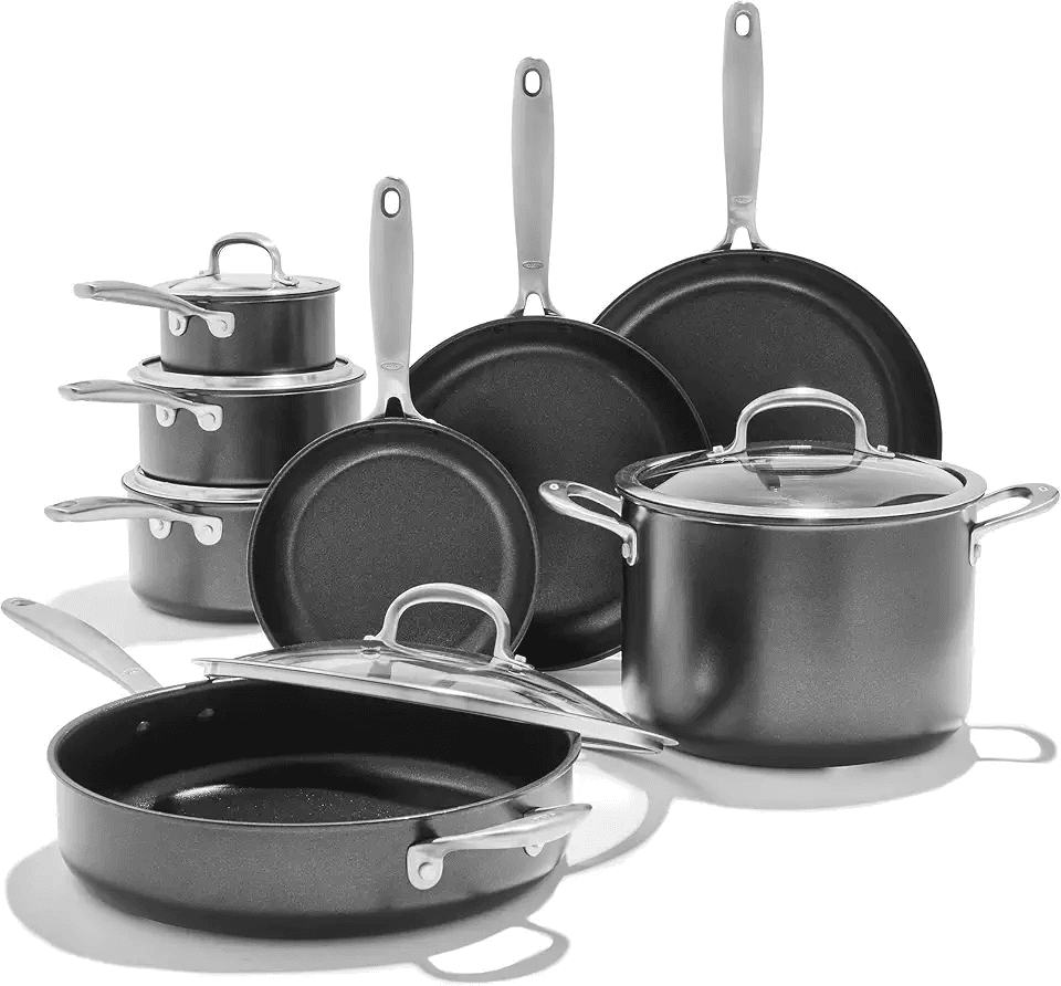 OXO Softworks 13 Piece Cookware Pots and Pans Set: Hero Images