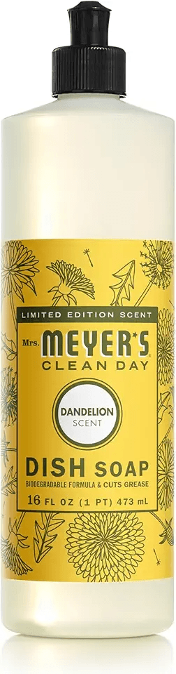 MRS. MEYER'S CLEAN DAY Liquid Dish Soap: Hero Images