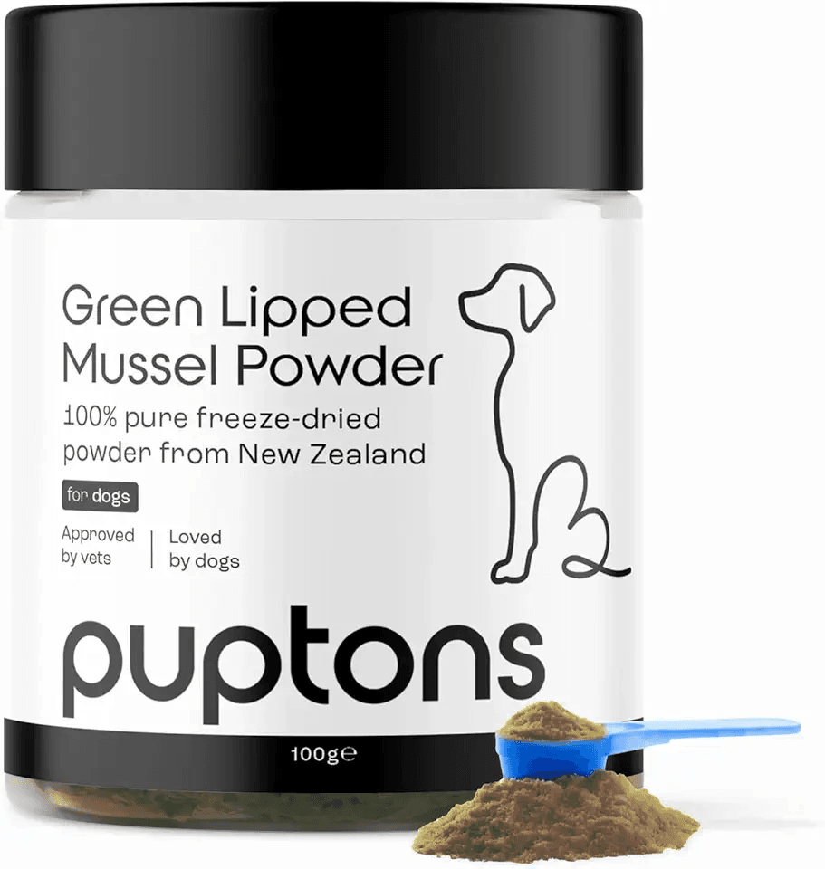 Puptons Green Lipped Mussel Powder for Dogs: Hero Images