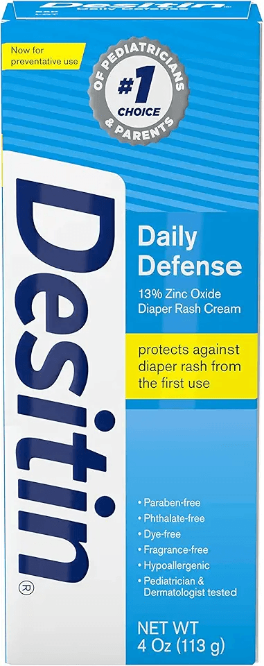 Desitin Daily Defense Baby Diaper Rash Cream with Zinc Oxide to Treat: Hero Images