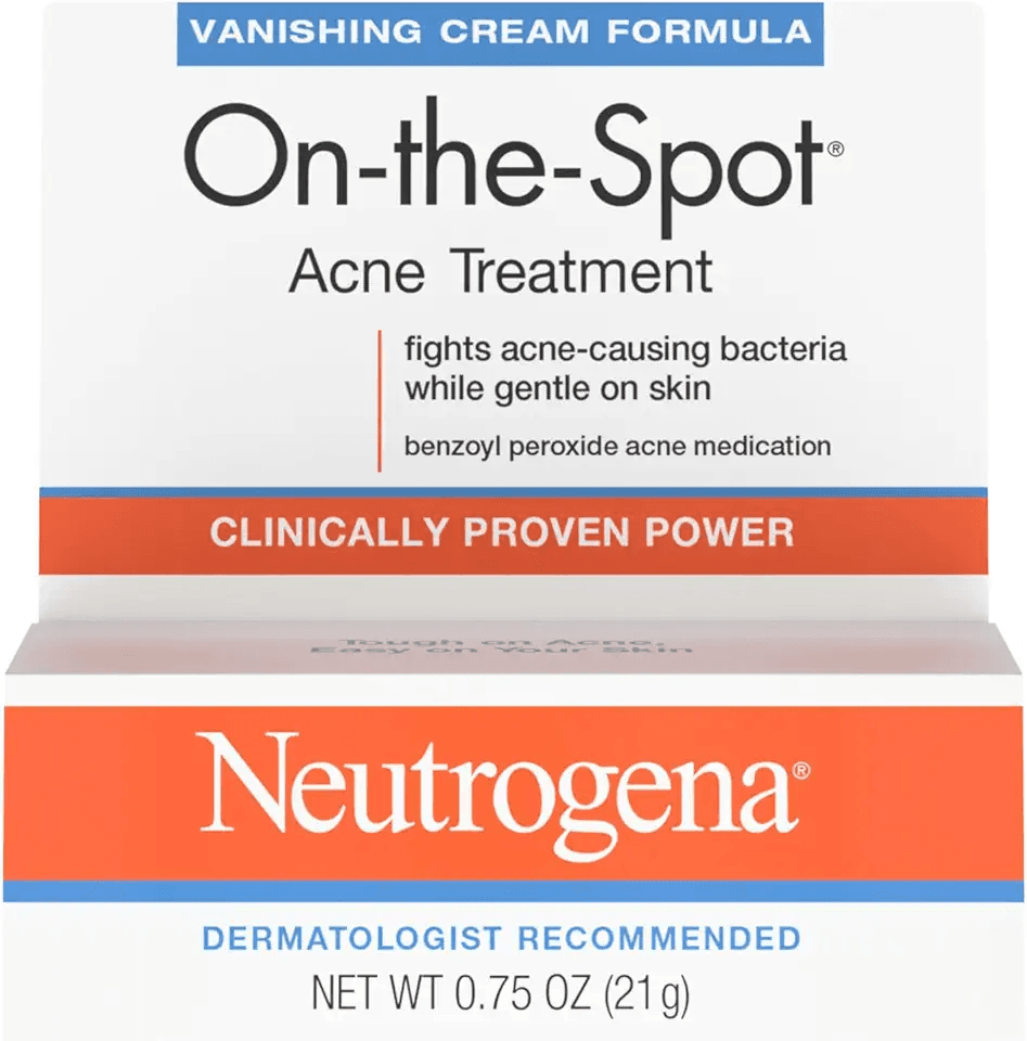 Neutrogena On-The-Spot Acne Spot Treatment with 2.5% Benzoyl Peroxide Acne Treatment…: Hero Images