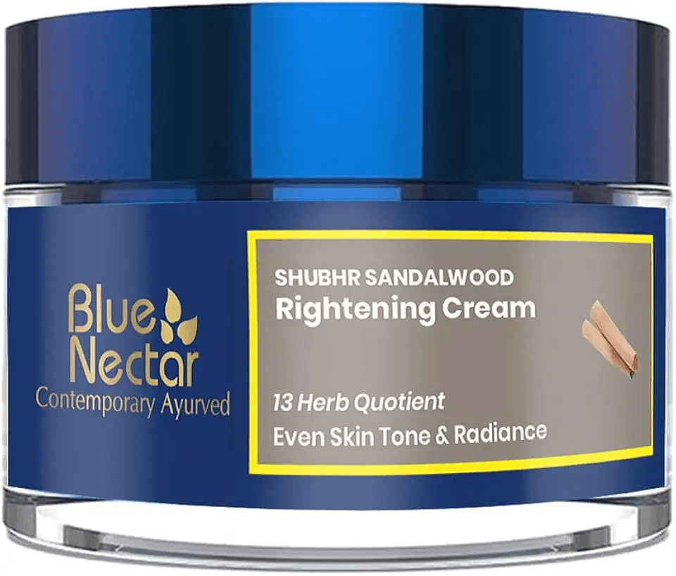 Blue Nectar Ayurvedic Brightening and Hydrating Face Cream: Hero Images