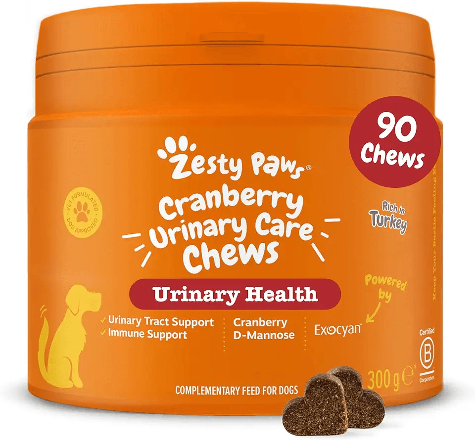 Zesty Paws Cranberry Urinary Care Supplement for Dogs: Hero Images