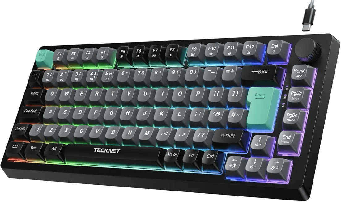TECKNET RGB Gaming Keyboard: Hero Images