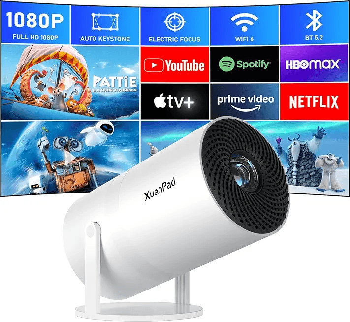[Official Netflix Certified & Electric Focus] Mini Projector: Hero Images
