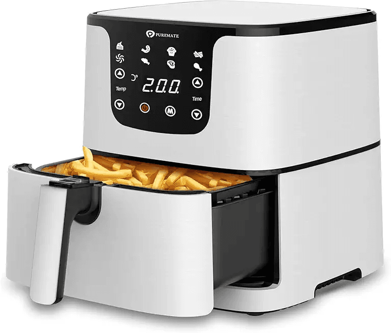PureMate Air Fryer with Digital Display & Recipes Book: Hero Images