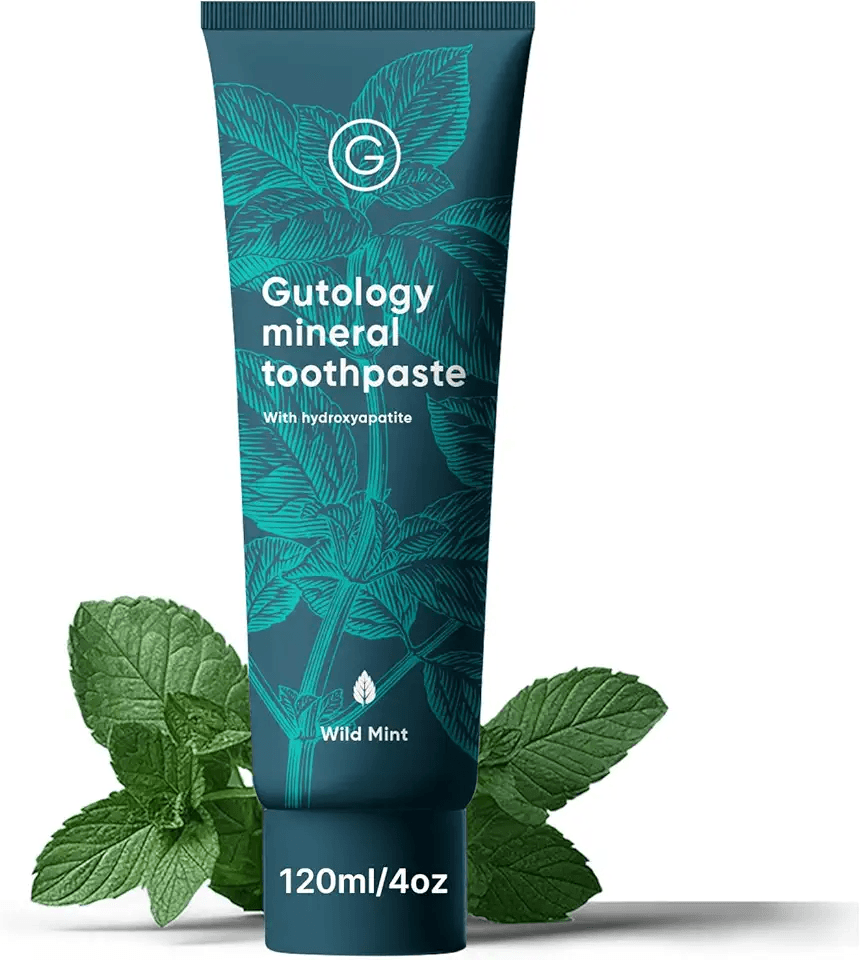 Gutology Natural Hydroxyapatite Toothpaste 120ml Microbiome Friendly Fluoride Free…: Hero Images