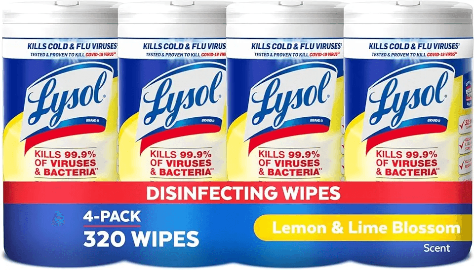 Lysol Disinfectant Wipes: Hero Images