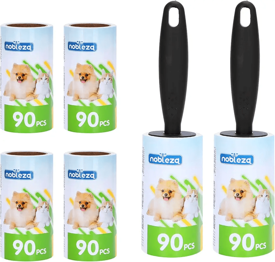 Lint Roller Pet Hair Removal 540 Sheets Extra Sticky Cleaner Remover for Clothes Car…: Hero Images