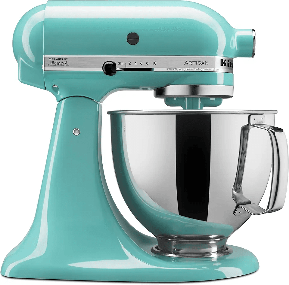 KitchenAid Artisan Series 5 Quart Tilt Head Stand Mixer with Pouring Shield KSM150PS: Hero Images