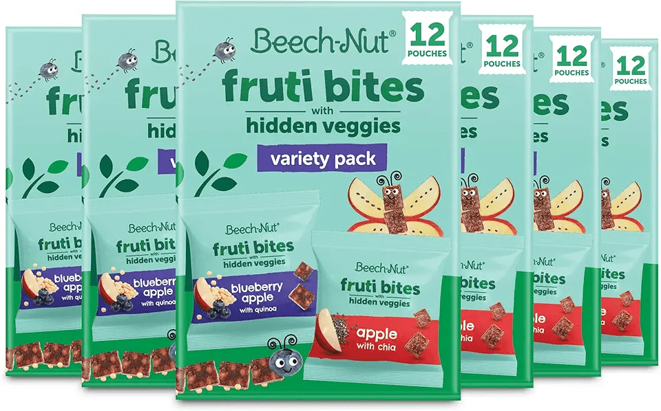 Beech-Nut Toddler Snacks Fruti Bites with Hidden Veggies Quinoa & Chia: Hero Images