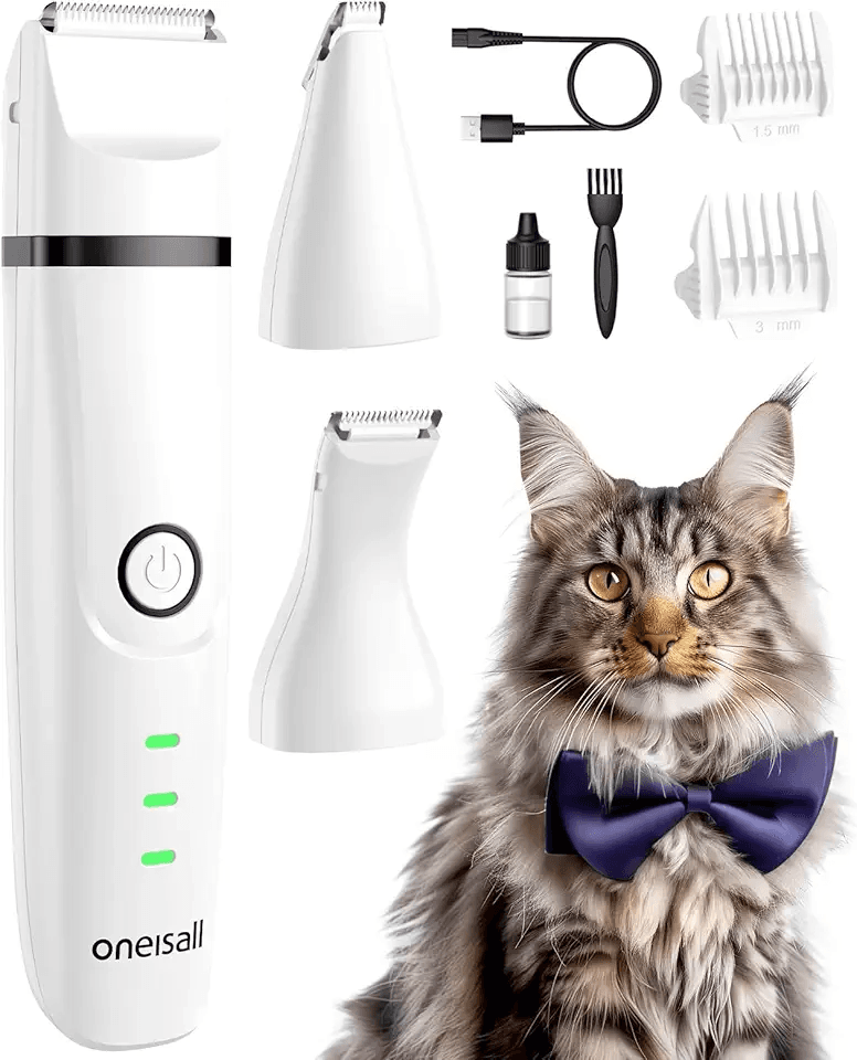 oneisall 3 in 1 Cat Clippers & Dog Paw Trimmer Grooming Kit: Hero Images