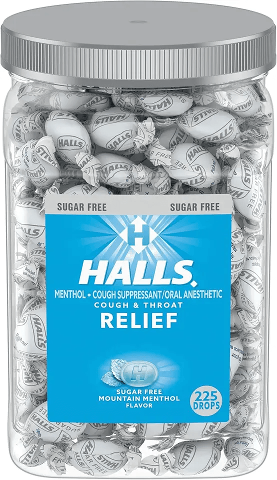Halls Relief Mountain Menthol Sugar Free Cough Drops: Hero Images