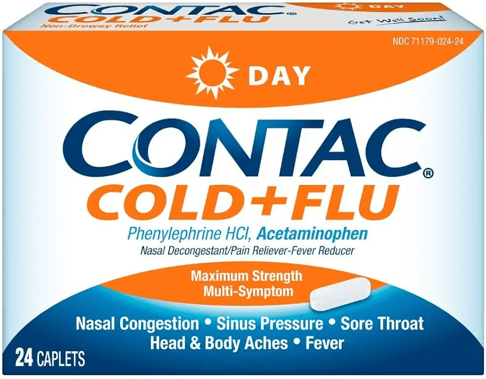 Contac Cold & Flu Medicine: Hero Images