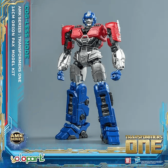 YOLOPARK Optimus Prime (Orion Pax) Cog-less Mode Transformer Toy: Hero Images