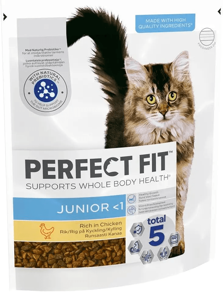 Perfect Fit Junior <1 Complete Dry Cat Food for Junior Cats Under 1 Year: Hero Images