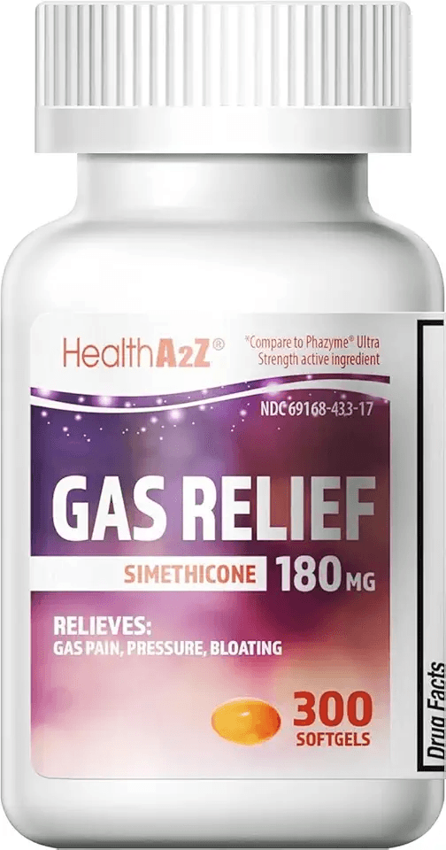 HealthA2Z® Gas Relief Simethicone 180mg: Hero Images